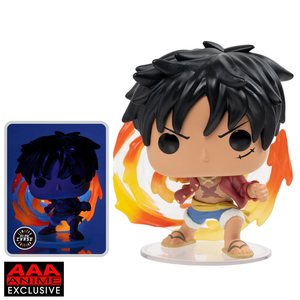 One Piece Luffy Red Hawk Pop! CHASE GLOW Vinyl AAA Anime Exclusive